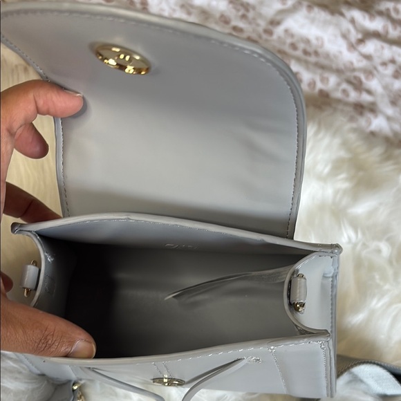 Zara Gray Mini Bag with Gold Hardware - Picture 3 of 9